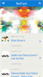 Mobile Screenshot of nerdfarmblog.com